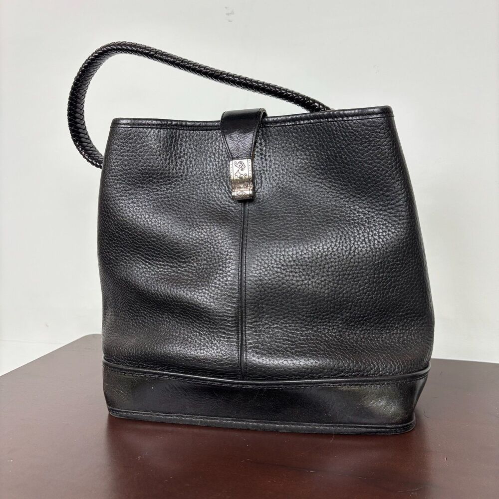 Brighton Black Leather 300367 Shoulder Bag Purse